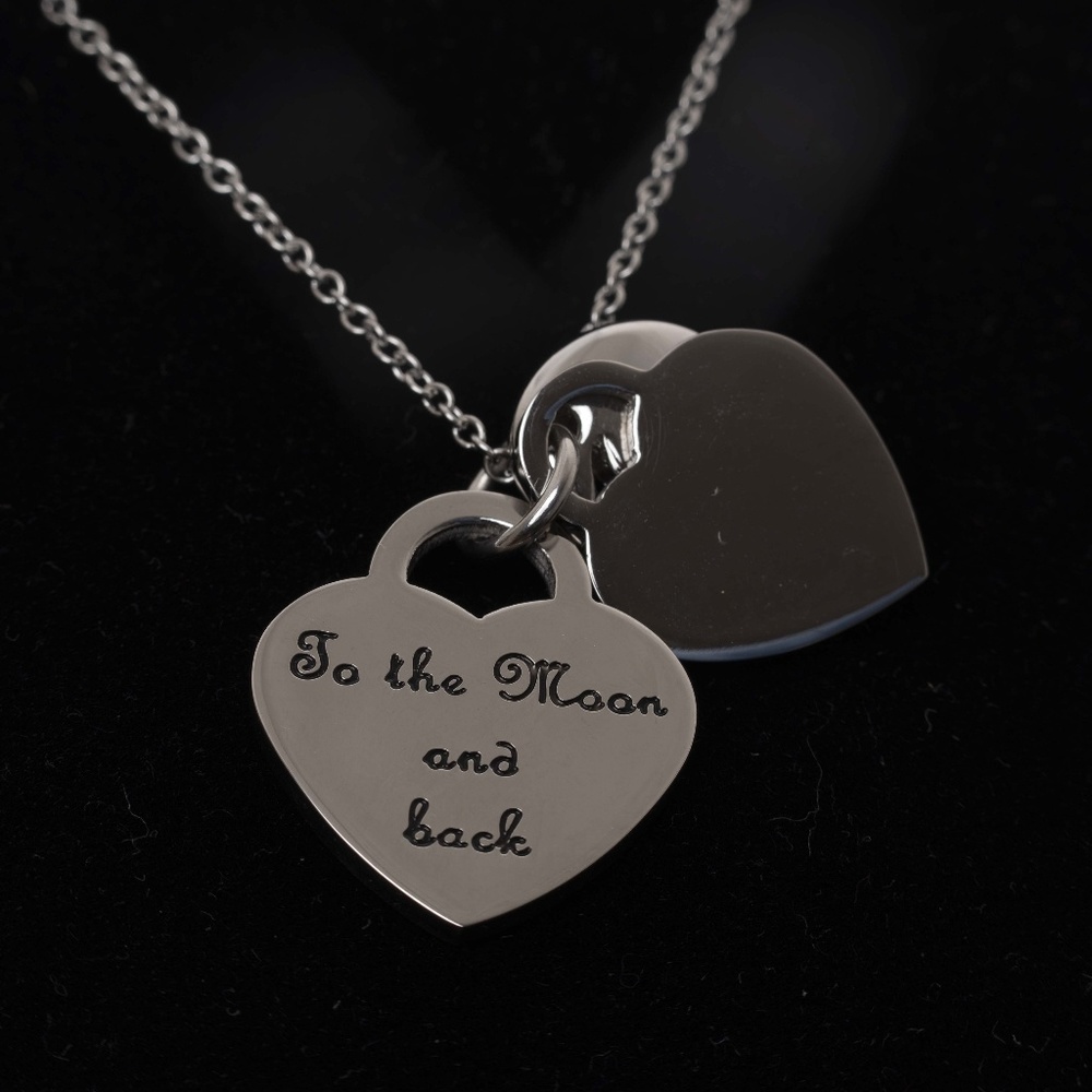 18K 750 white gold necklace and pendant - Picture 3 of 4